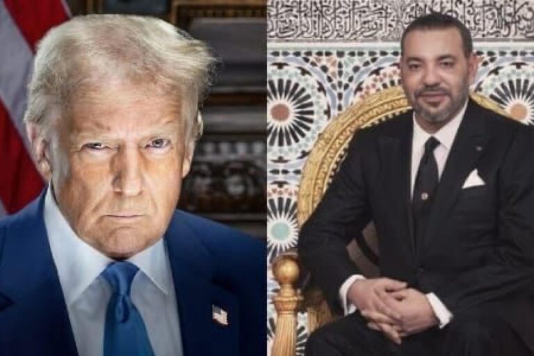 Image Maroc Roi Trump