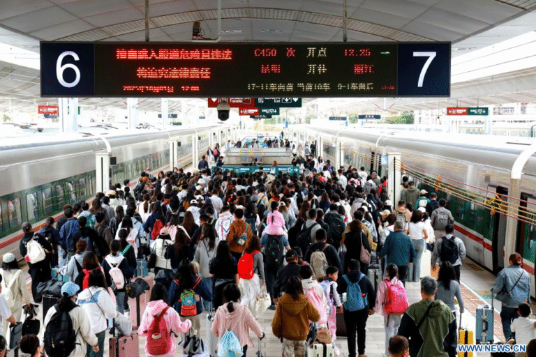 Image Chine trafic fête nationale