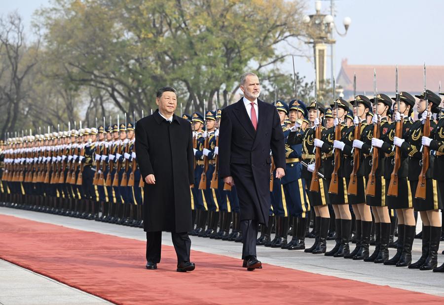 CHINA-BEIJING-XI JINPING-SPANISH KING-MEETING (CN)
