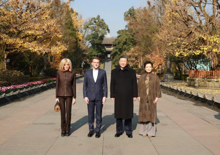 Image Chine visite Macron