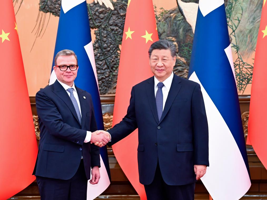 Image Chine Xi PM Finlandais