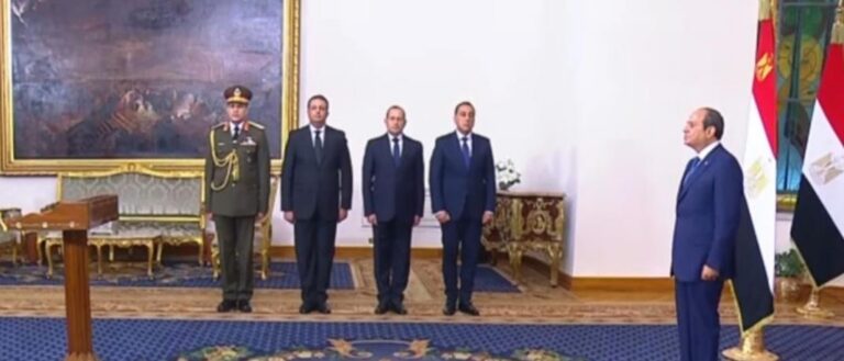 Image Egypte Sisi nouveau gouv