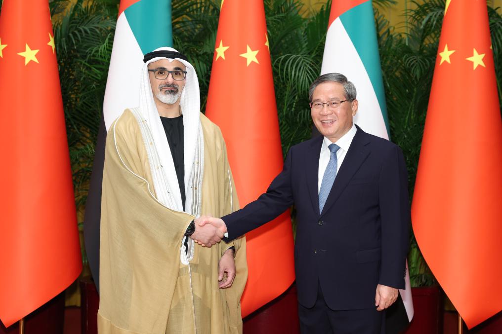 Image Chine PM prince Abou Dhabi