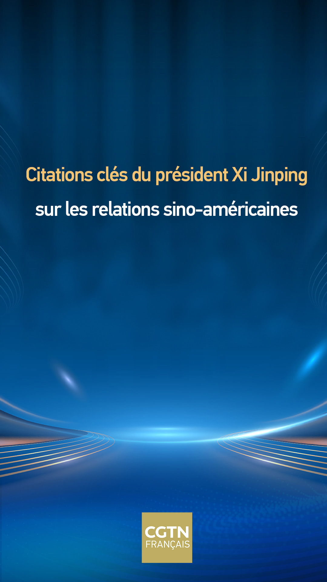 Image Chine citations Xi USA