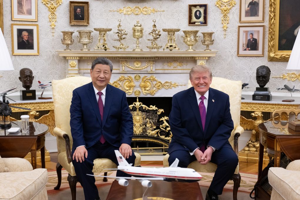 Image Chine Xi Trump restreint